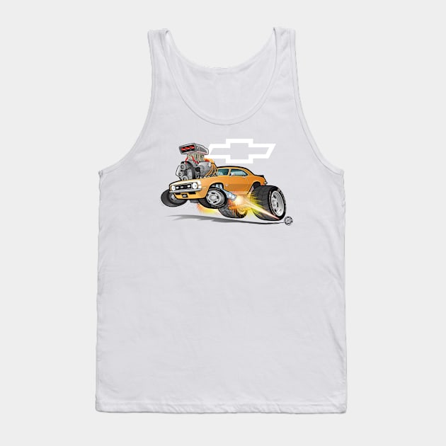 68 SS Blown Yellow Tank Top by Goin Ape Studios